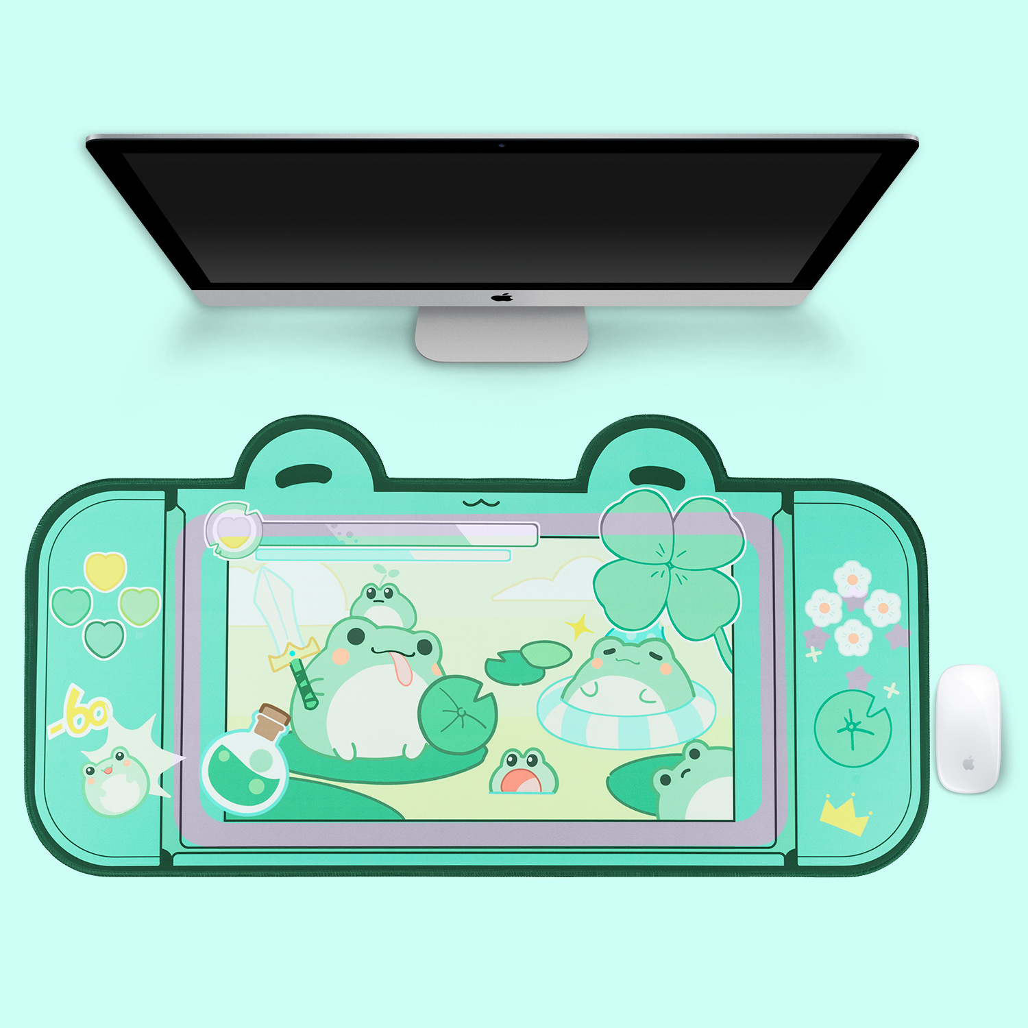 Gaming Accessories Desk - Extra Large Kawaii Gaming Mouse Pad
