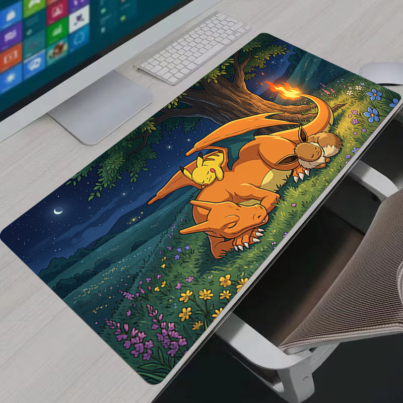 Gaming Accessories Desk - Mouse Pad Anime PC Gamer Cabinet