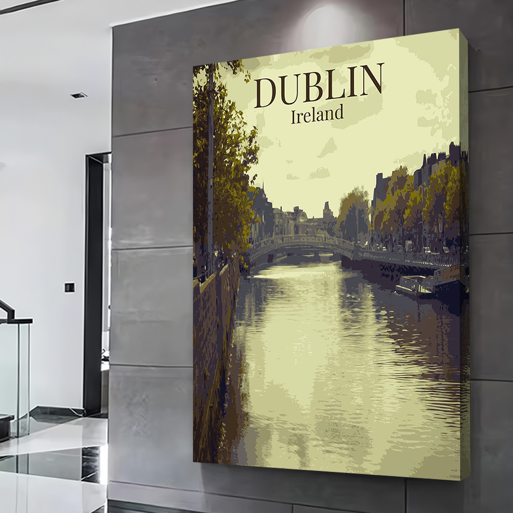 Vintage Dublin Printing Poster - Gaming Accessories Dublin 评论和价格
