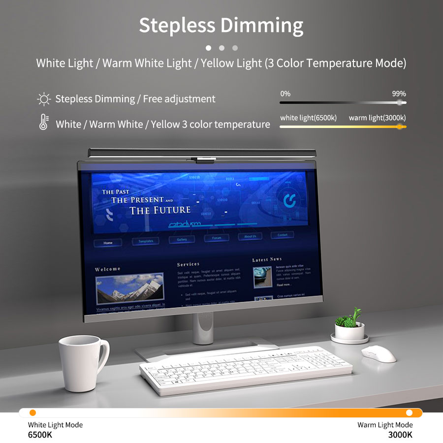 50cm Computer Monitor Light Ba - Gaming Accessories Desk 评论和价格