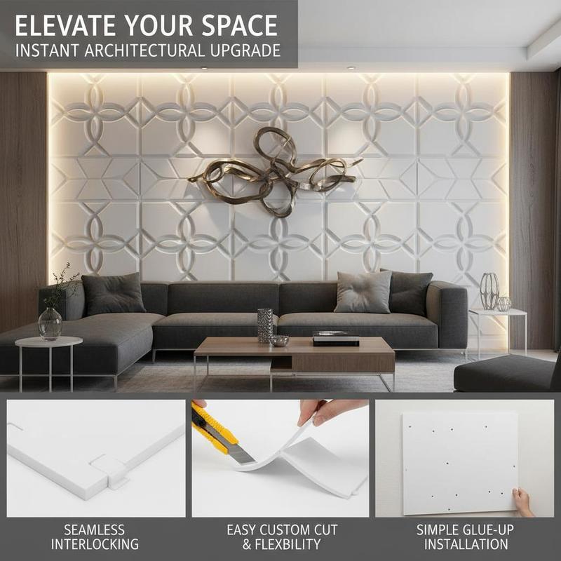 Mattet White Three-Dimensional - Gaming Accessories Wall 评论和价格