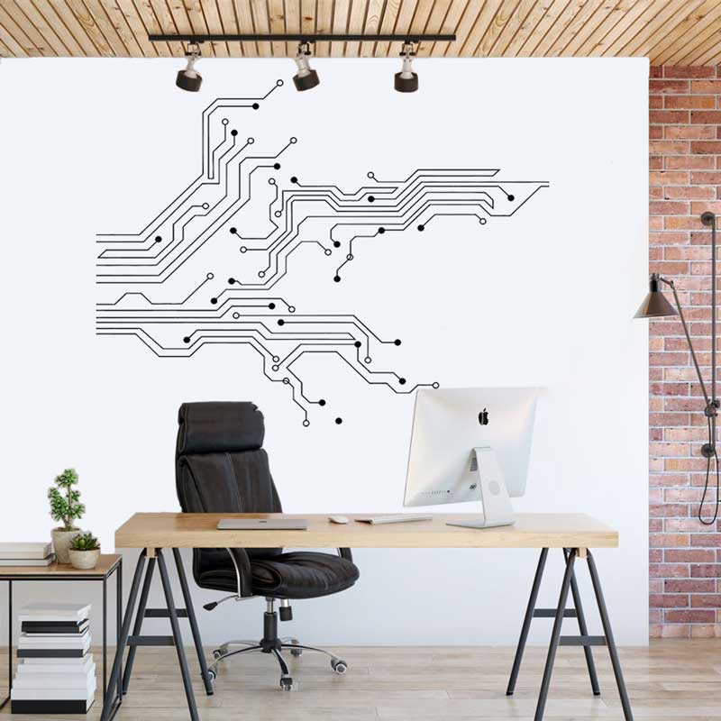 Technology Circuit Board Wall  - Gaming Accessories Wall 评论和价格