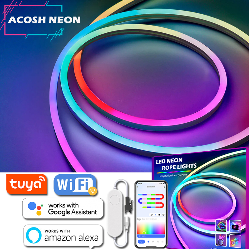 3-20M WiFi Tuya LED Neon Strip - Gaming Accessories Led 评论和价格