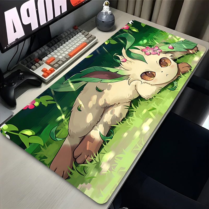Mouse Pad Gamer P-pokemon Leaf - Gaming Accessories Desk 评论和价格