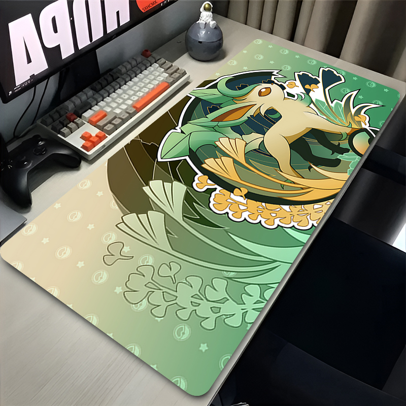 Mouse Pad Gamer P-pokemon Leaf - Gaming Accessories Desk 评论和价格