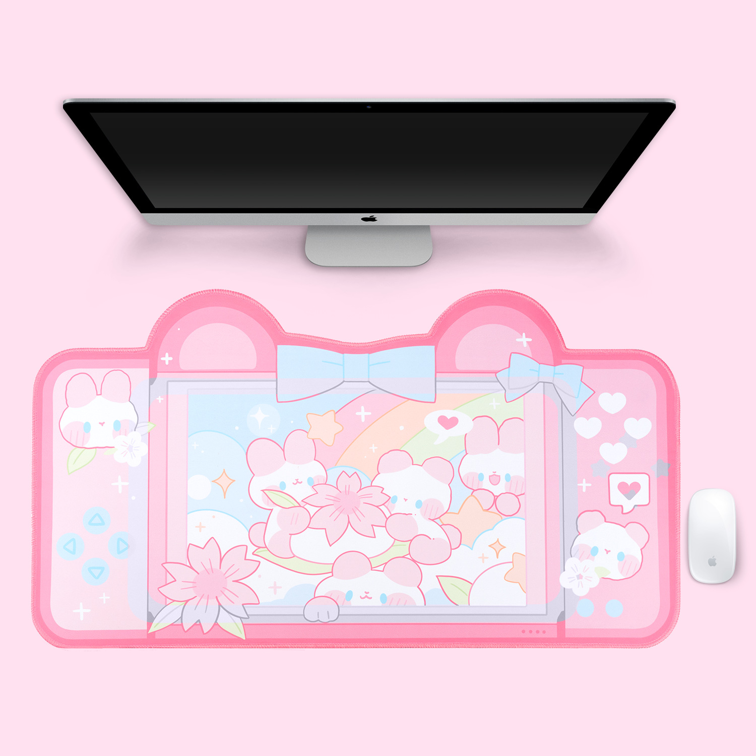 Extra Large Kawaii Gaming Mous - Gaming Accessories Desk 评论和价格