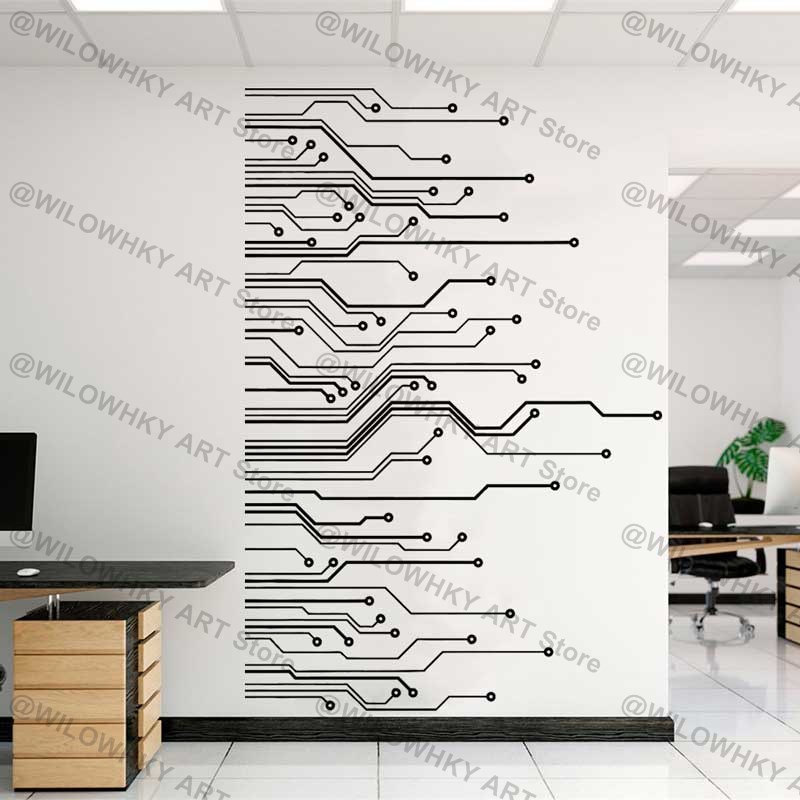 Circuit Board Science Playroom - Gaming Accessories Wall 评论和价格