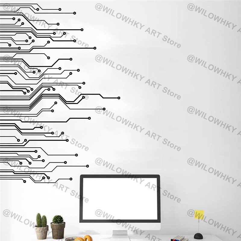 Circuit Board Science Playroom - Gaming Accessories Wall 评论和价格
