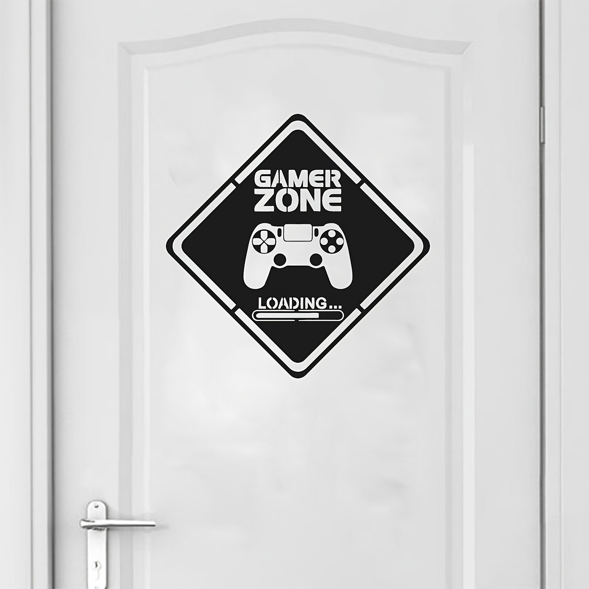 1pc Gamer Zone Door Decal Wall - Gaming Accessories Wall 评论和价格