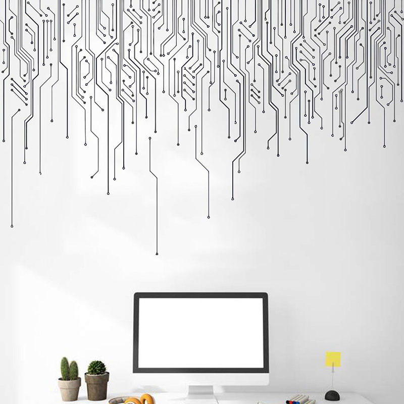Computer IT Decor,Circuit Boar - Gaming Accessories Wall 评论和价格