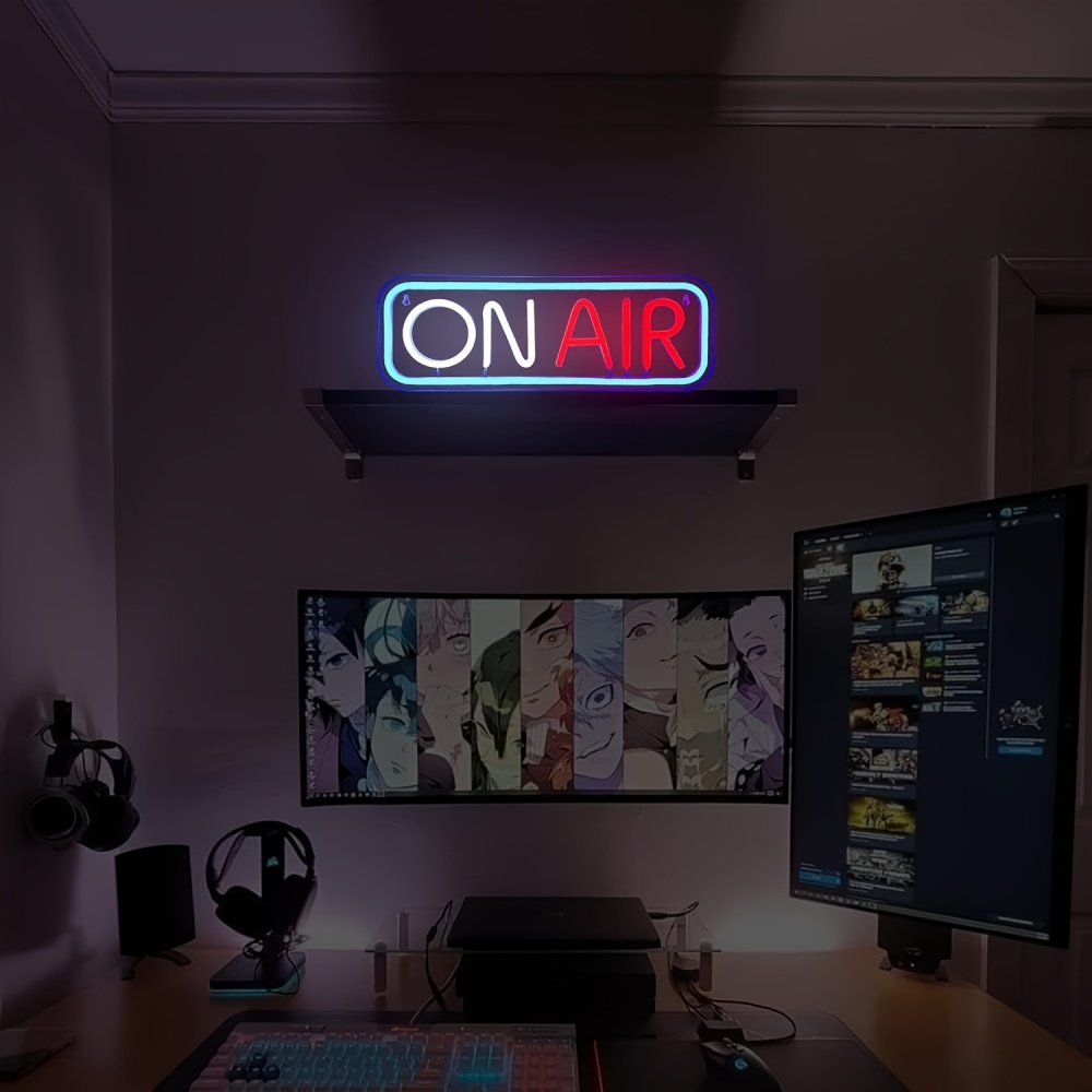 ON AIR Neon Signs - LED Live O - Gaming Accessories Led 评论和价格