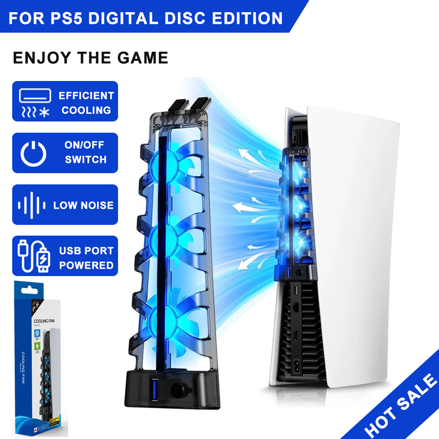 For PS5 Accessories Cooling Fa - Gaming Accessories Led 评论和价格