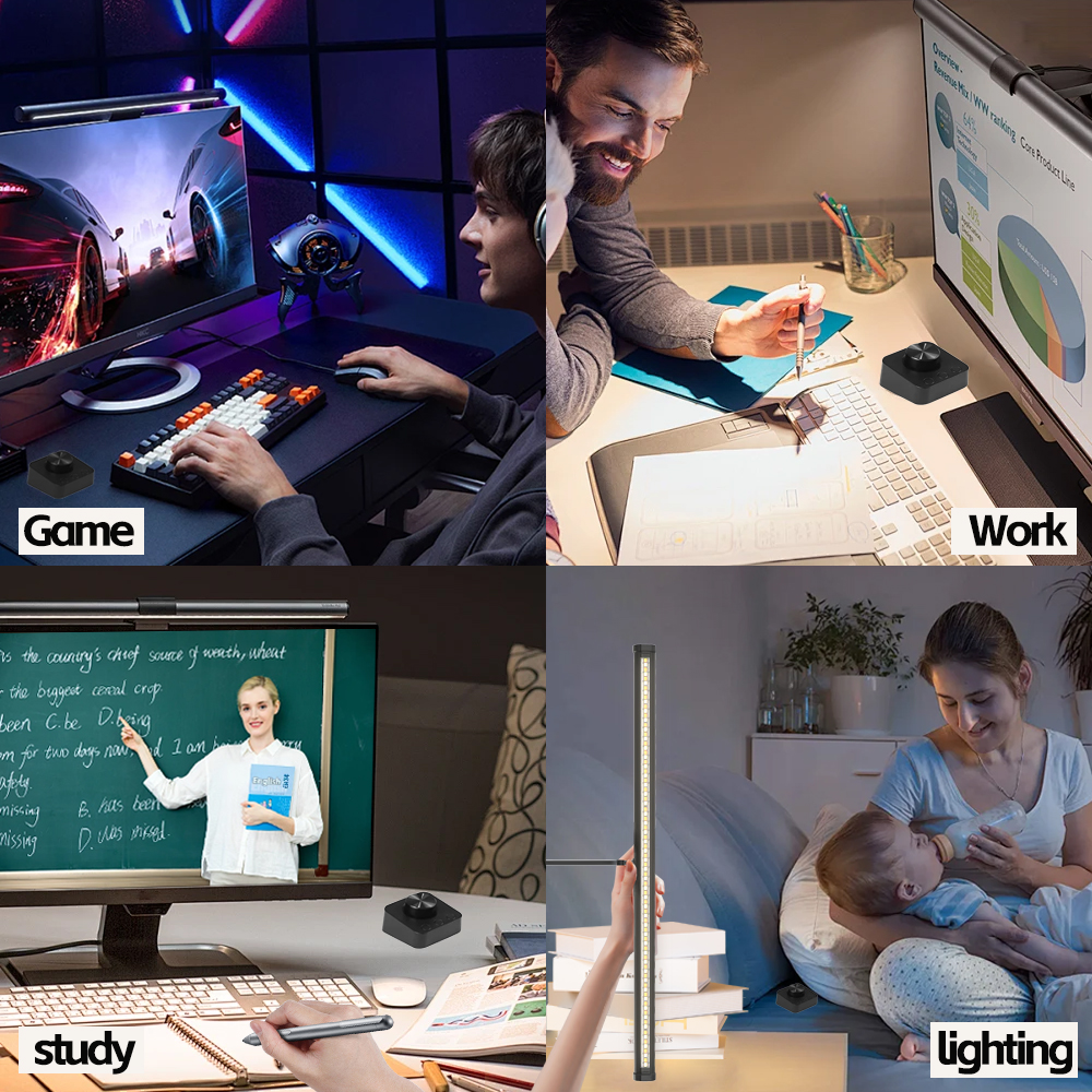 LED Eye-Care Desk Lamp Led Mon - Gaming Accessories Desk 评论和价格